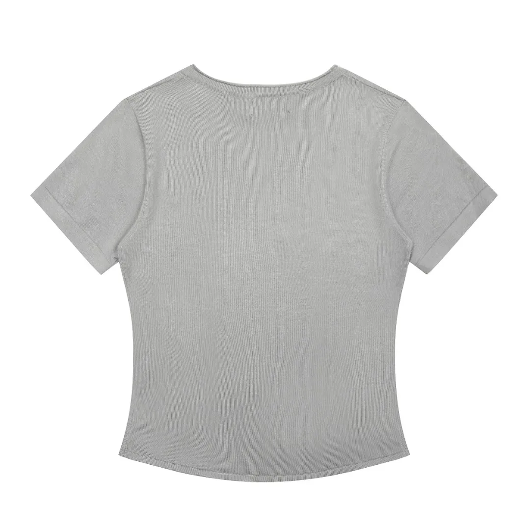P146 💰 "Top quality" Style number: DS079# (not off the shelves all year round) [Ralph Lauren classic pony embroidery V-neck goddess style summer knitted short sleeves] ✅Ralph Lauren Ralph Lauren popular and versatile women's V-neck ice silk knitted short sleeves ✅Main supply platform live broadcast Wholesale entity Replenish when out of stock Not off the shelves ✅ZP quality 1:1 version Scan the code to enter the GF website Z cabinet quality ✅Comfortable, soft and highly breathable Focusing on high-end, cost-effective and good quality, needless to say. ✅Restore the original version. Loose, comfortable and stress-free. ✅Wear for work and life. Suitable for various occasions. Must-have recommended model for goddesses. Size: S-XL. Color: Black, White, Gray, Navy Blue, Pink Mi Xing.